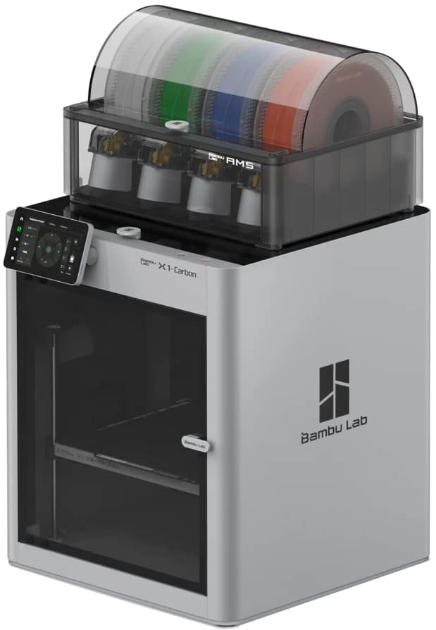 Bambulab X1C mit 4 Spulen AMS